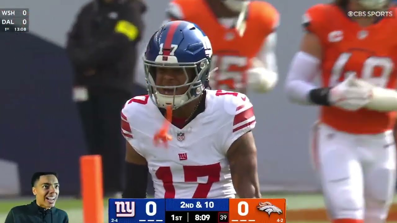 NO WAY!!! CarioReacts To Giants vs Broncos | NFL WEEK 7 | FULL GAME HIGHLIGHTS | October 19, 2025!!