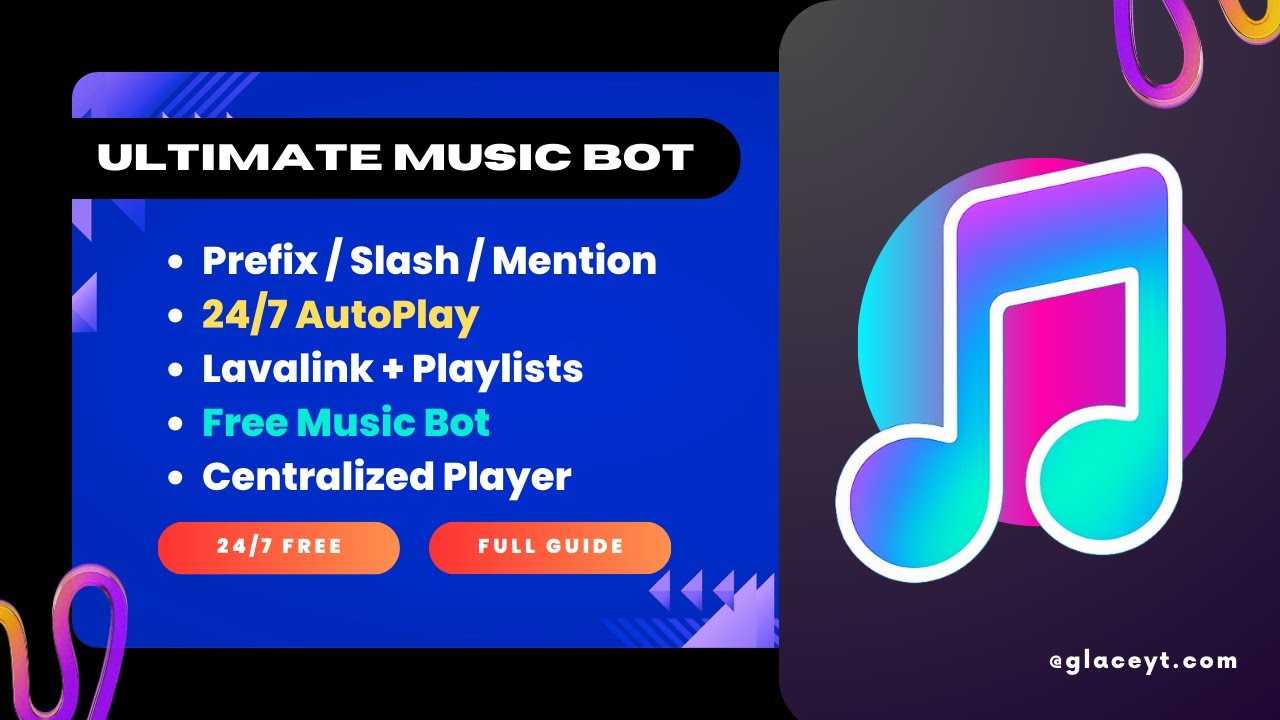 Ultimate Discord Music Bot 2025 | Free + Full Guide (24/7 Autoplay)