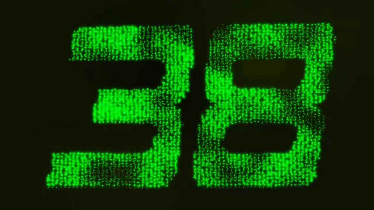 60 Second Particle Countdown (HD 720p)