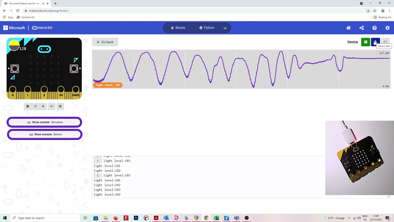 Microbit - Using the serial and console
