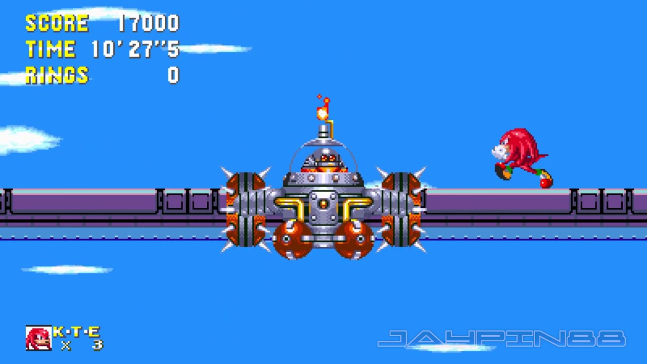 Sonic 3 A.I.R: Egg Gauntlet Zone II :: Attempted Speedrun (1080p/60fps)