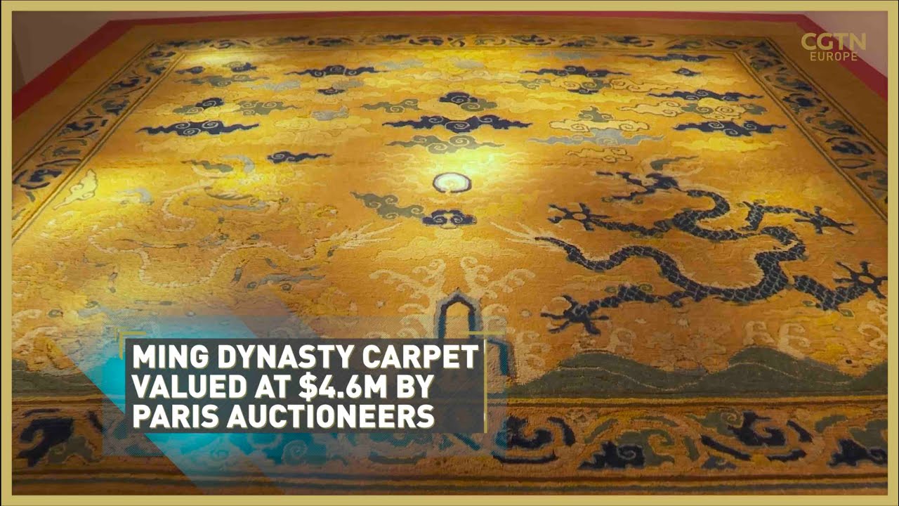 Ming dynasty carpet valued at $4.6m put up for auction in Paris