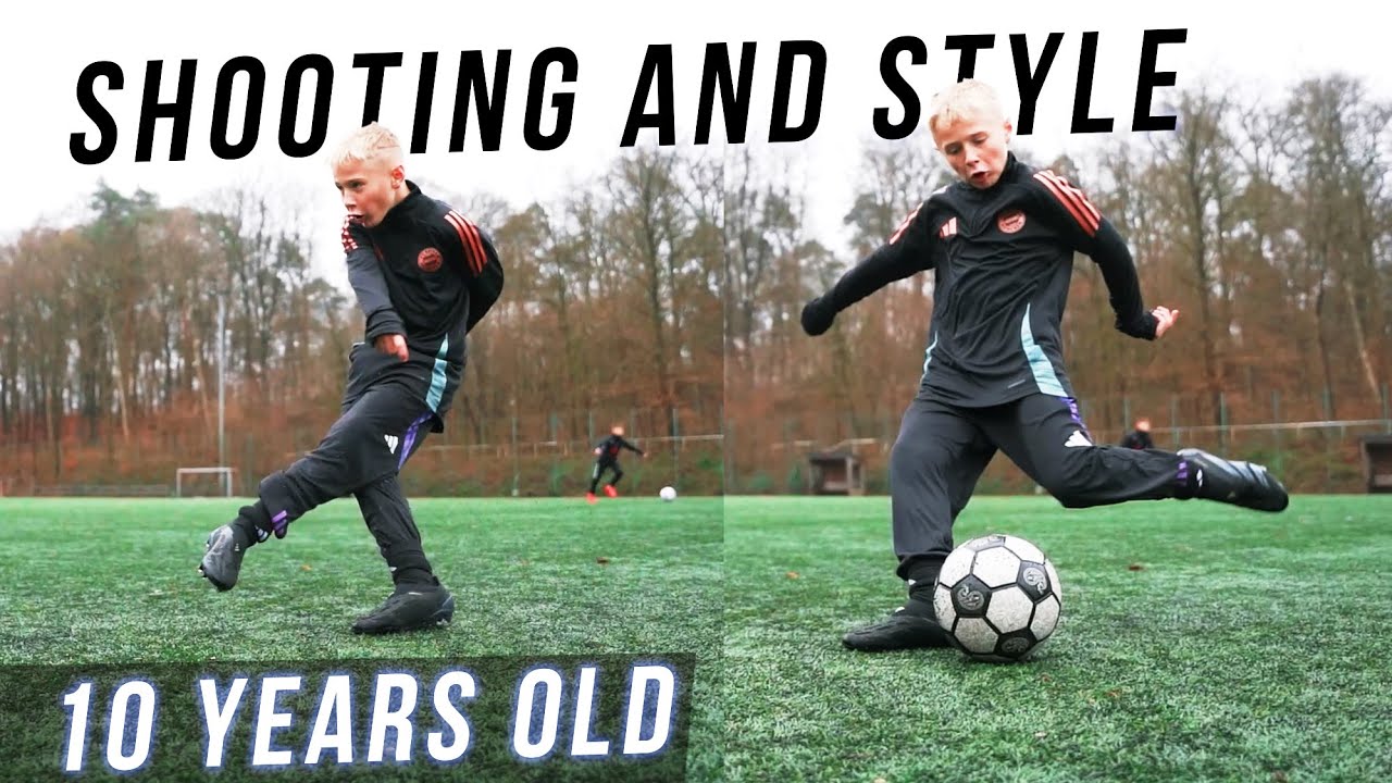 10-Year-Old Football Style & Shooting Drill
