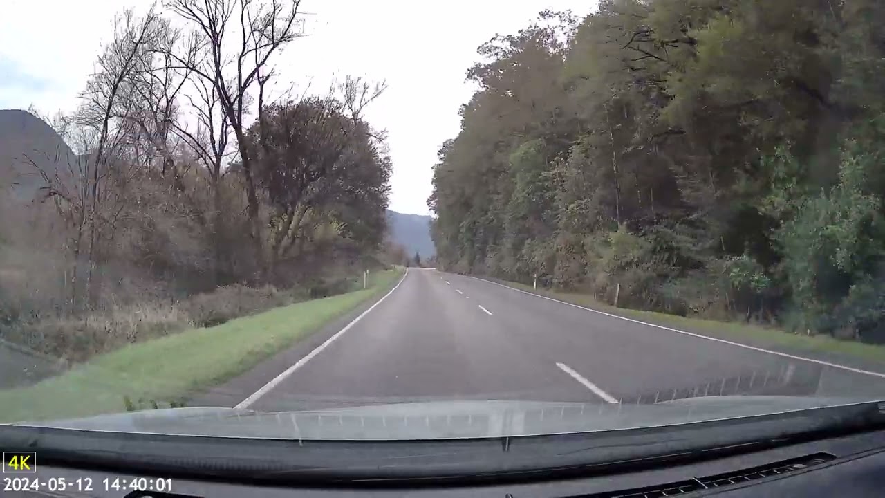 Driving  from Springs Junction to Maruia Falls NZ