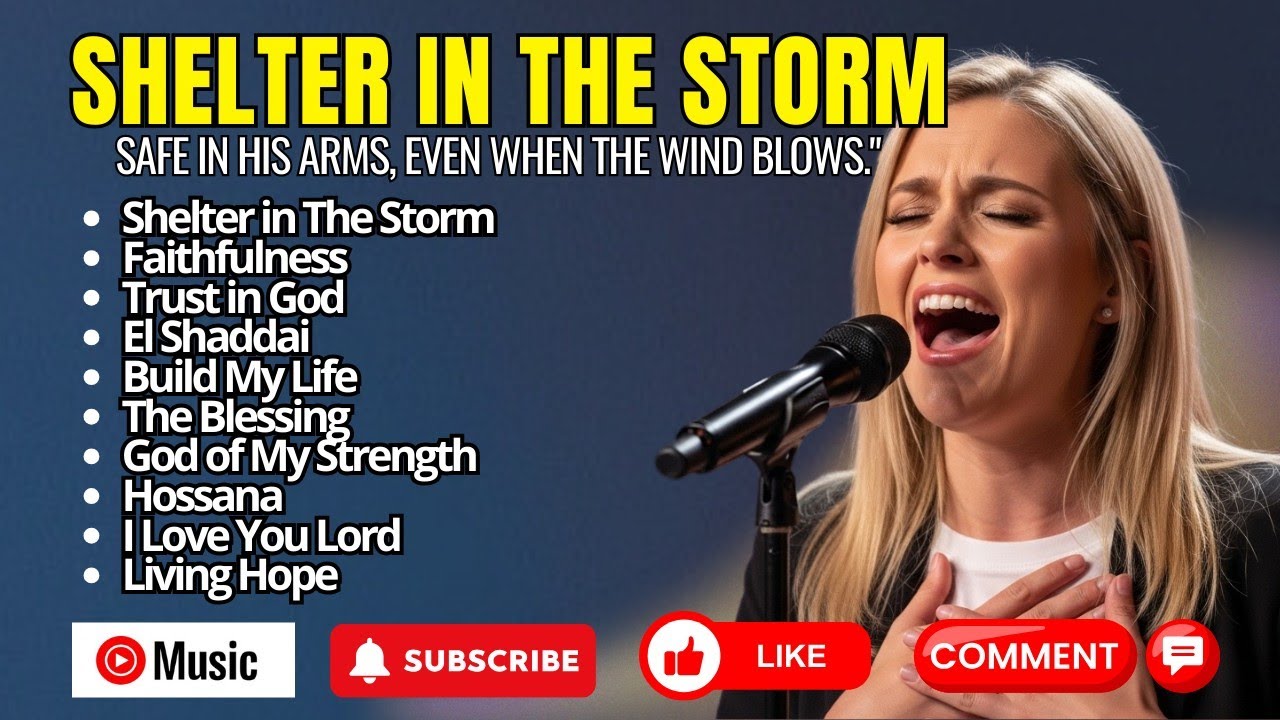 Shelter in The Storm| Powerful Worship Song for Strength & Peace 