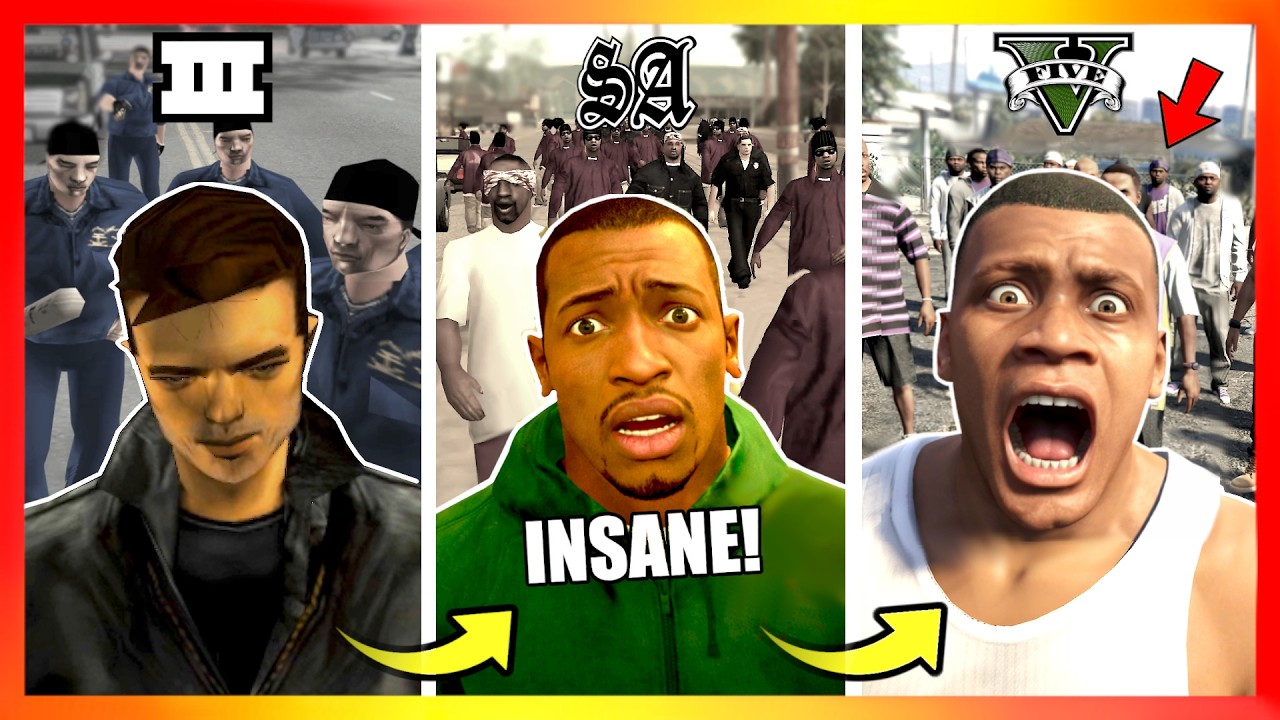 Standing Still in Enemy Turf in Every GTA Game&hellip; 💀