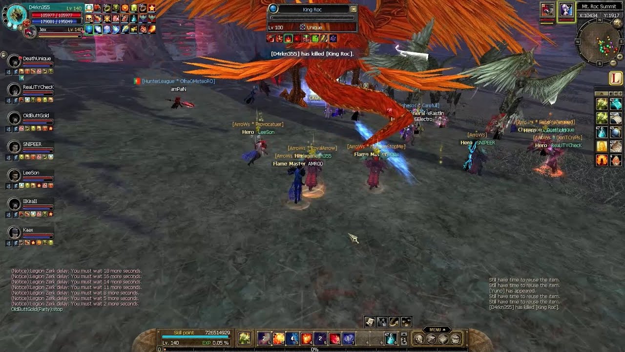 ArroWs Shooting Down the King Roc - Legion Sro