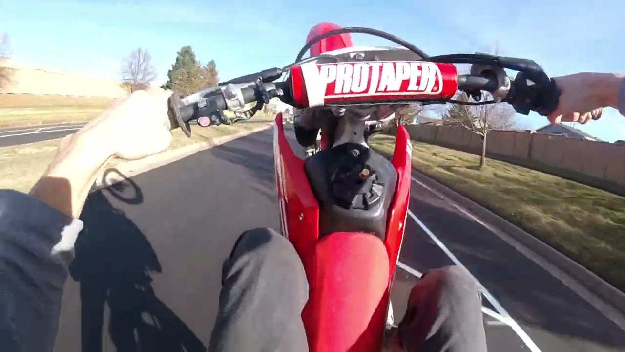 Crf250f street ride