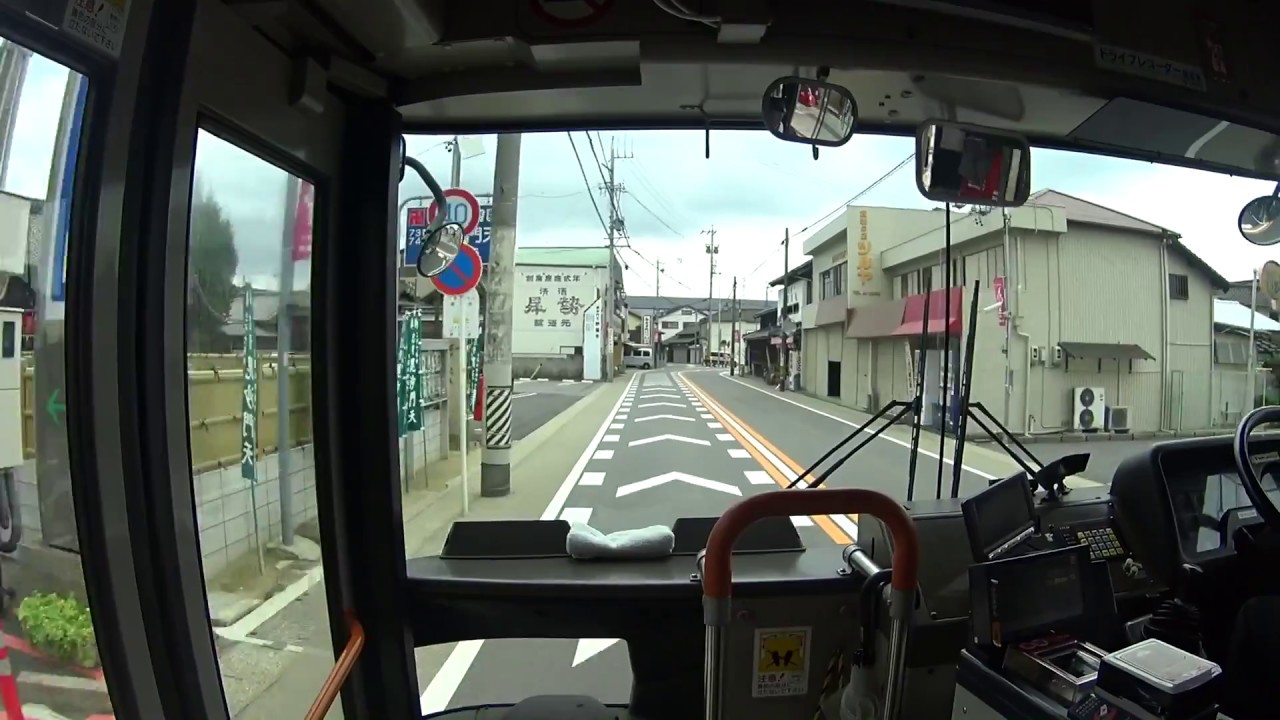 【前面展望】碧南駅～吉良吉田駅【碧南市・西尾市ふれんどバス】