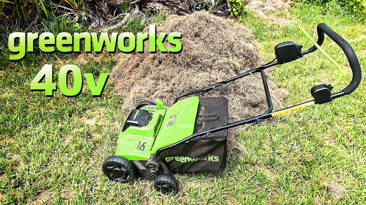 Greenworks 40V Dethatcher, Scarifier Review
