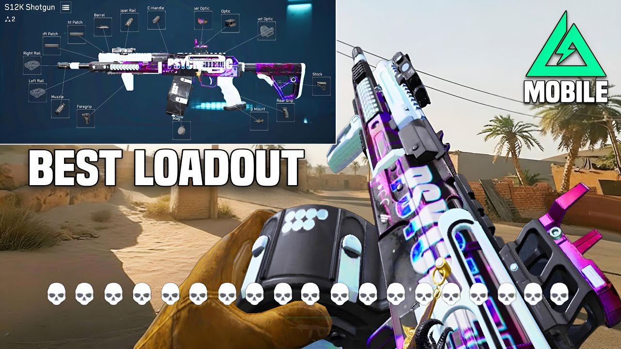 Delta Force Mobile: Best S12K Shotgun Loadout (Zero Recoil Build) 