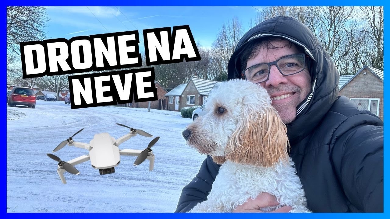 TRABALHO COM DRONE EM OBRA + NEVE EM LIVERPOOL UK