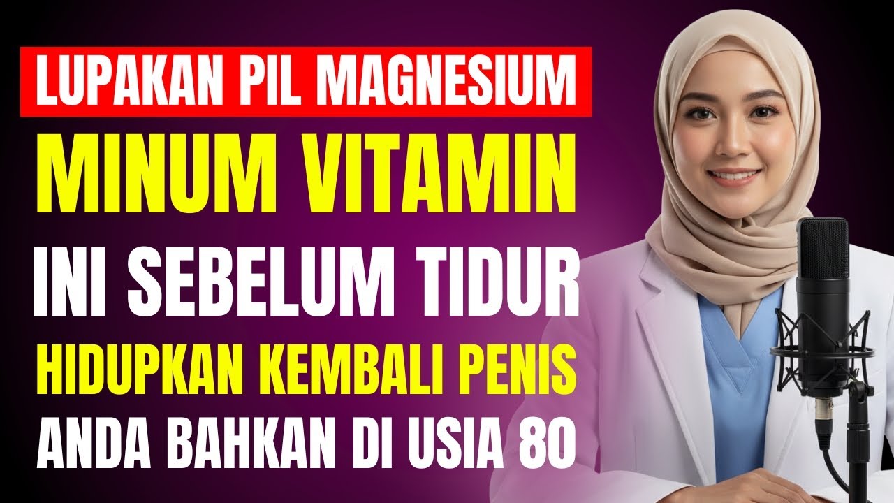 Lupakan Magnesium! Minum 2 Vitamin Ini di Malam Hari untuk Menghidupkan Kembali Kejantanan Anda