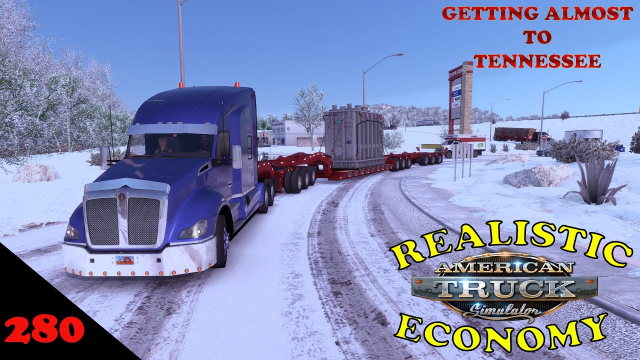 American Truck Simulator  Realistic Economy Ep 280    Leaving the East Coast