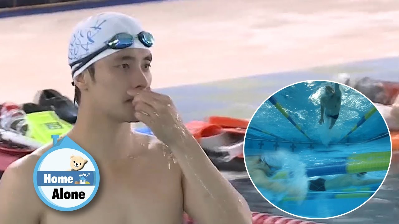 The Match Between The Old Swimmer Sung Hoon and The Rising Star! [Home Alone Ep 263]