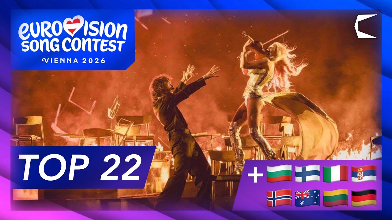 Eurovision 2026 | My TOP 22 so far (+8 entries)
