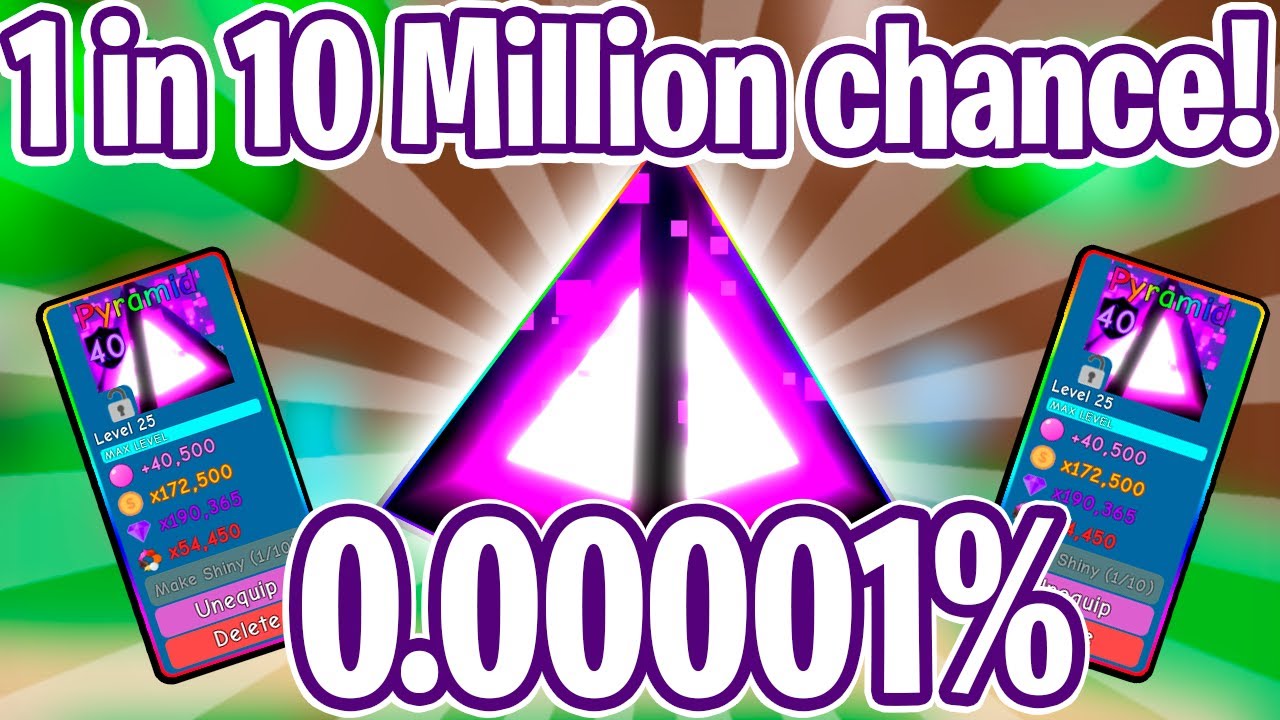 🔥 PYRAMIDIUM SECRET PET! 1 IN 10 MILLION ( 0.00001% ) CHANCES OF HATCHING! 🔥 BUBBLE GUM SIMULATOR 🔥