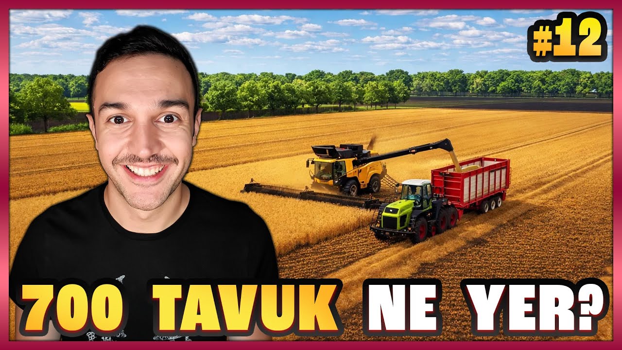 700 TAVUK YEM TÜKETİMİ NE KADAR OLUR..? 🐔🧮 | FS25 Mega #12