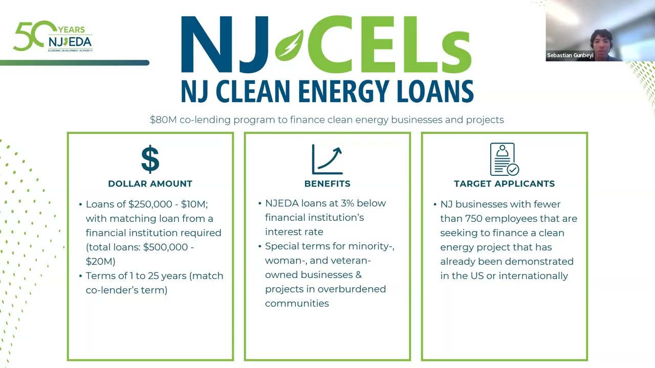 NJEDA Clean Energy Office Hours Webinar 6.24.25