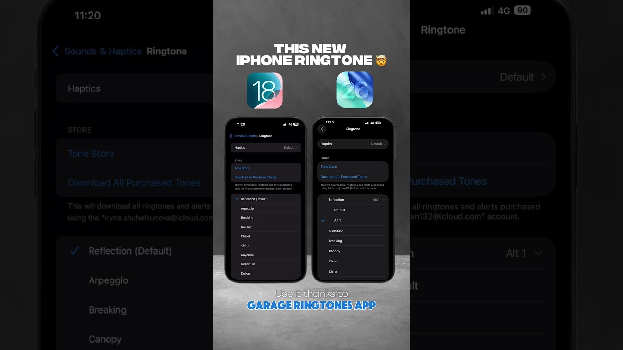 🔔iOS 18 vs iOS 26 Ringtone &ndash; Sound Evolution #garageringtones