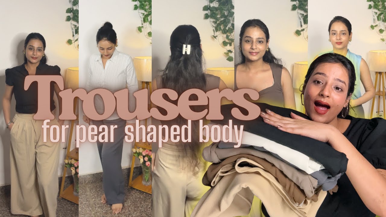 Perfect Flared Trousers from Myntra | Myntra Pants & Trousers Haul for Every Body Shape