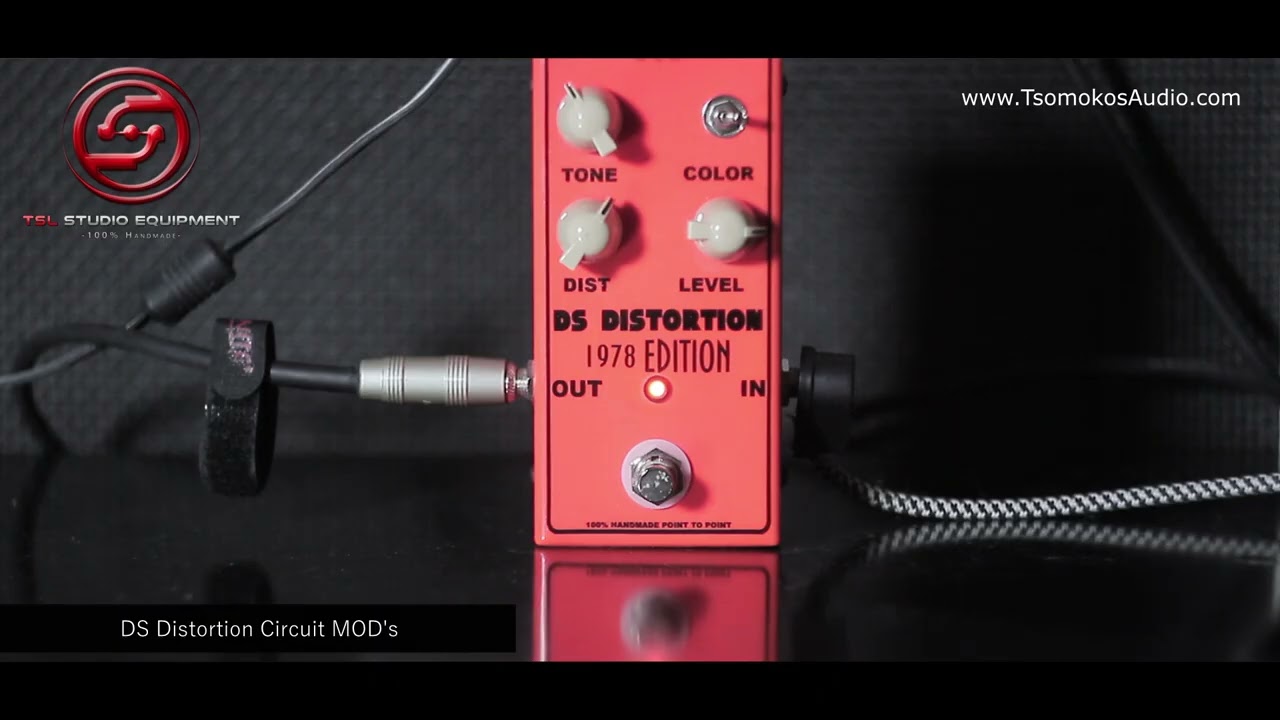 Limited DS Distortion 1978 M5218AL & BC549 Distortion ( DS-1 )Handmade Pedal by TSL Studio Equipment