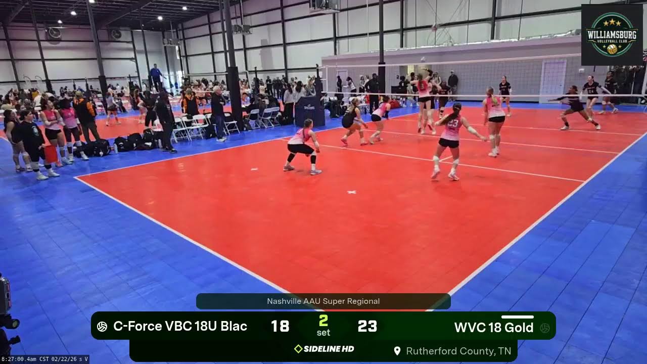 WVC 18 Gold vs. C-Force VBC 18U Blac (2026.02.22)