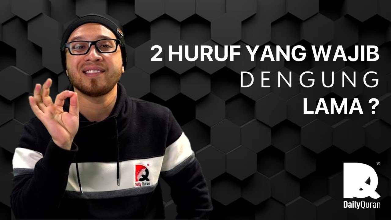 2 Huruf ni MESTI kena DENGUNG !