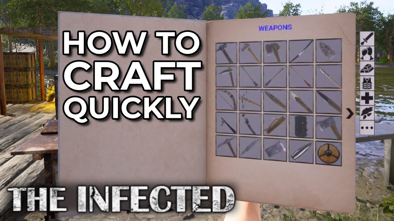 How to Craft Items Fast - THE INFECTED Guide