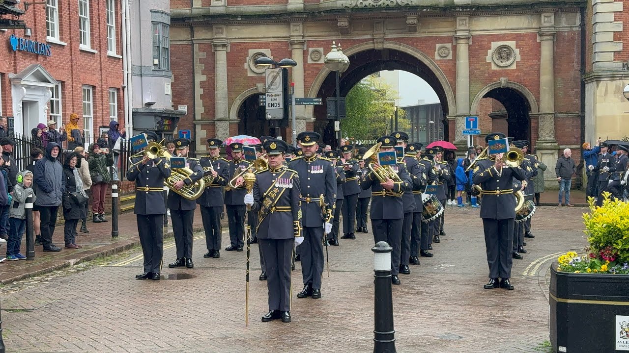 RAF March Past - March off from the Freedom of Aylesbury Parqde