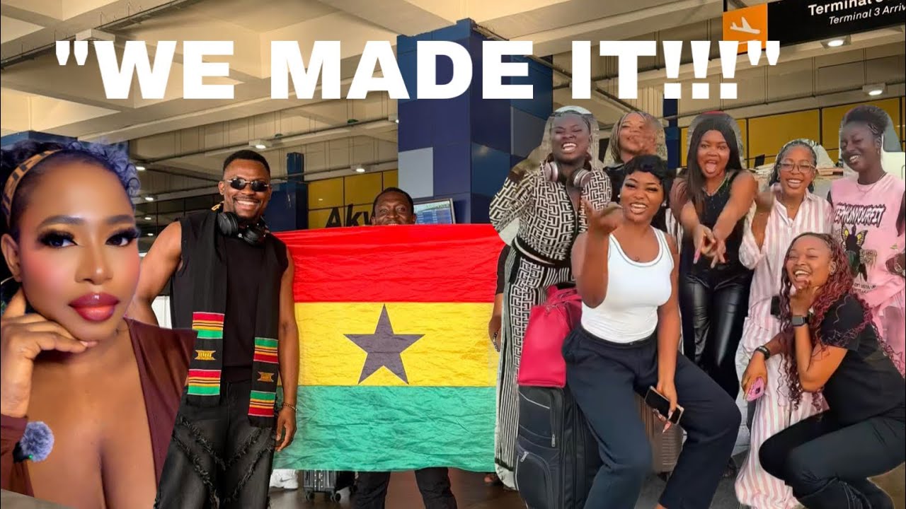 Девушки наконец-то в Гане 🇬🇭 + Герой Дэниелс здесь, чтобы принять участие в iShowSpeed’s Experien...