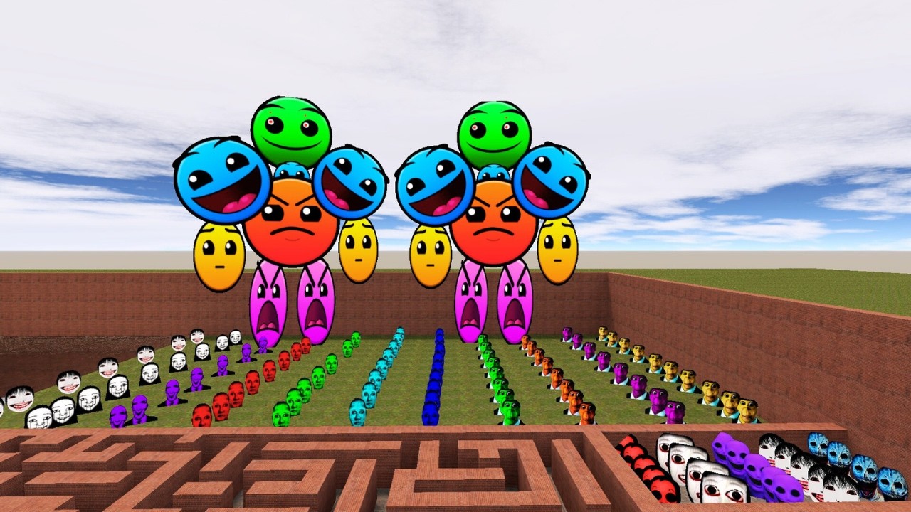 The Biggest Maze Ever Created in GMod! 😱 | Full Exploration Garry’s Mod Big Maze | GameX HD