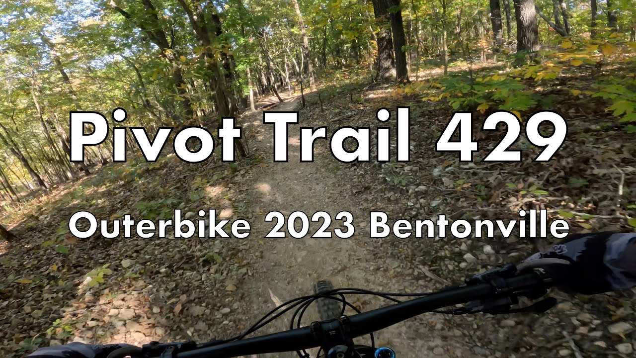 Pivot Trail 429 Demo Ride at Outerbike 2023 at Coler MTB Trails in Bentonville