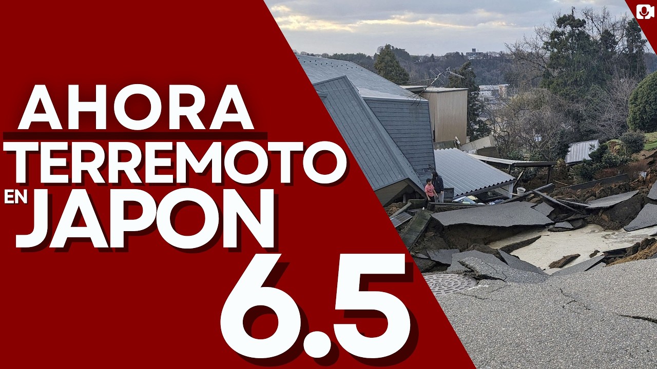 🔴AHORA🔴TERREMOTO 6.5 SACUDE A JAPON SE ACTIVAN LAS ALARMAS POR POSIBLE TSUNAMI EN EL PACIFIICO