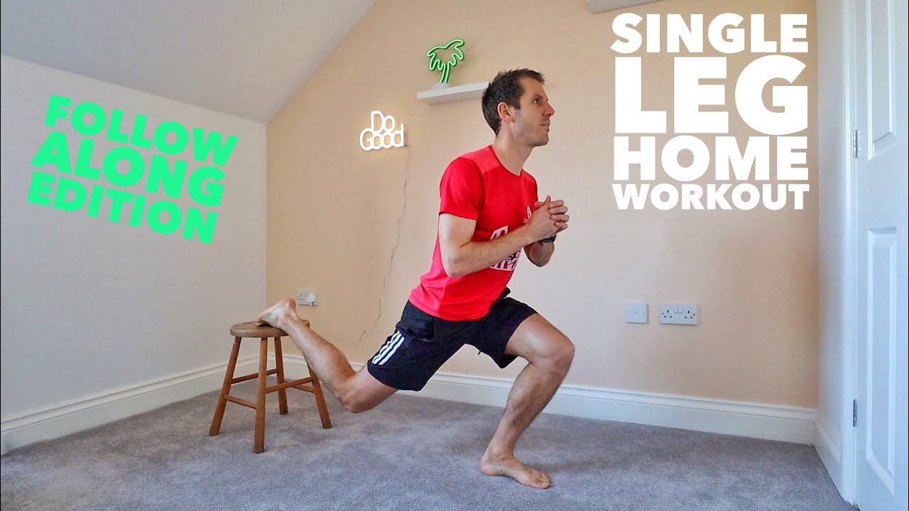 Single leg workout at home - Follow along