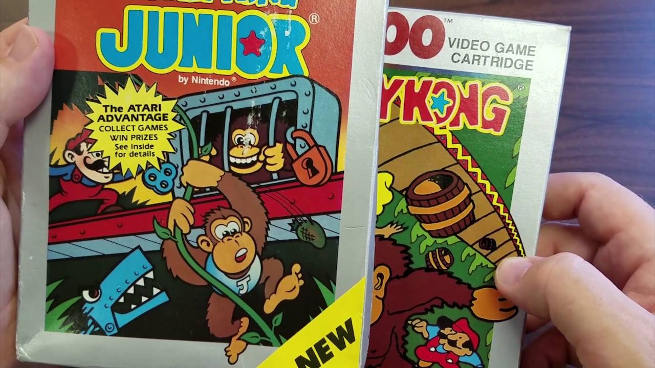 DONKEY KONG Atari 7800 packaging review by Classic Game Room