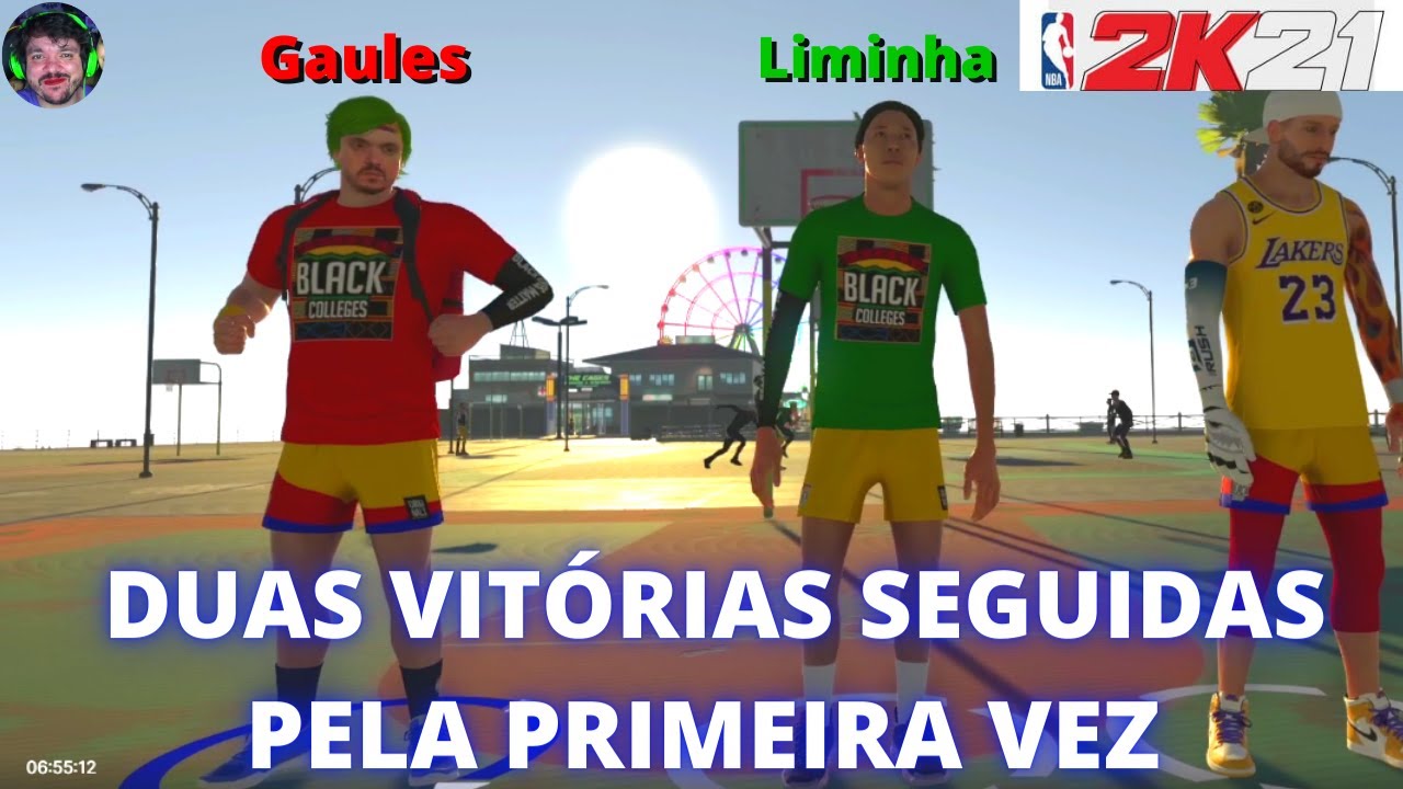 Patetas GANHARAM DUAS SEGUIDAS no NBA 2K - GAULES JOGANDO NBA2K21