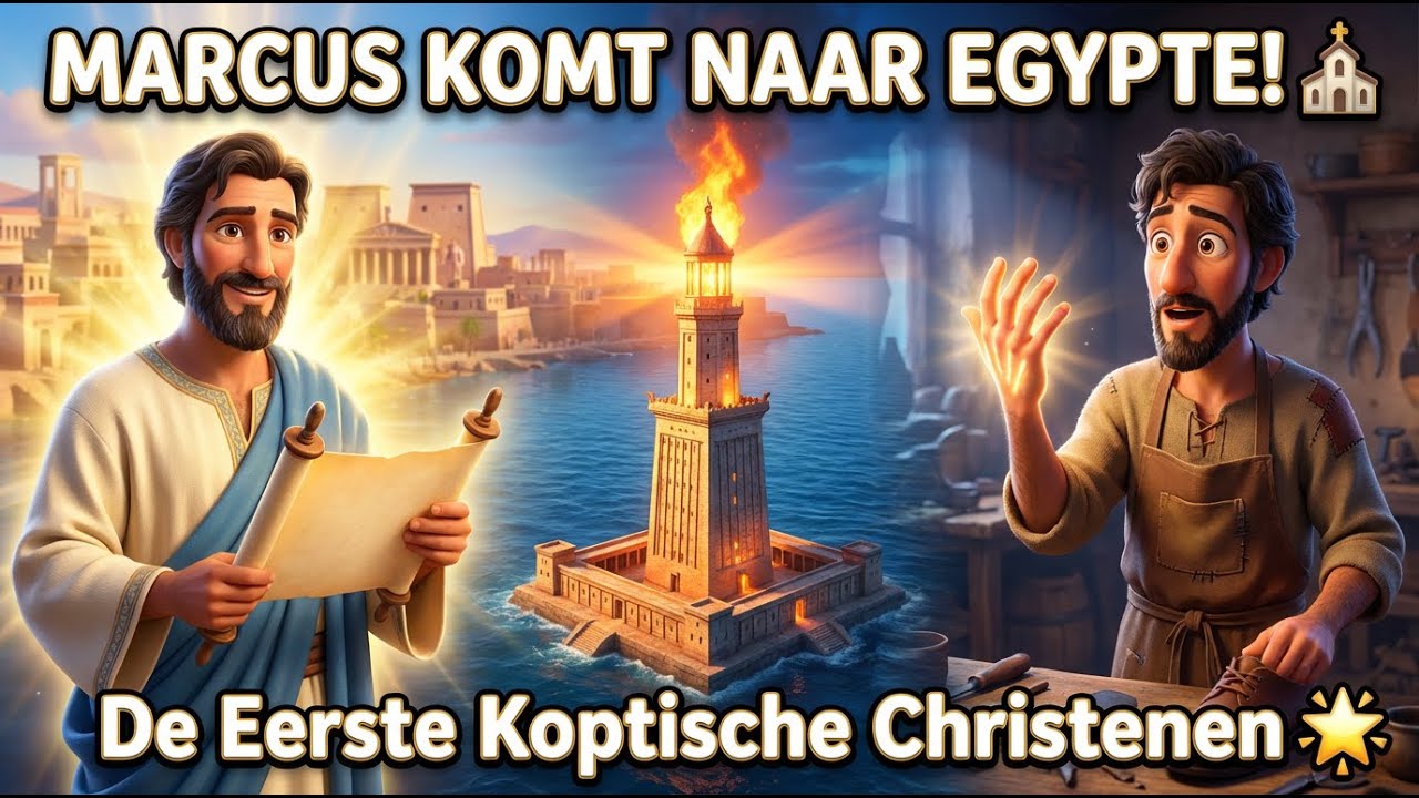 Marcus de Evangelist in Egypte 🌟 | Hoe Begon de Koptische Kerk? | BijbelVriendjes