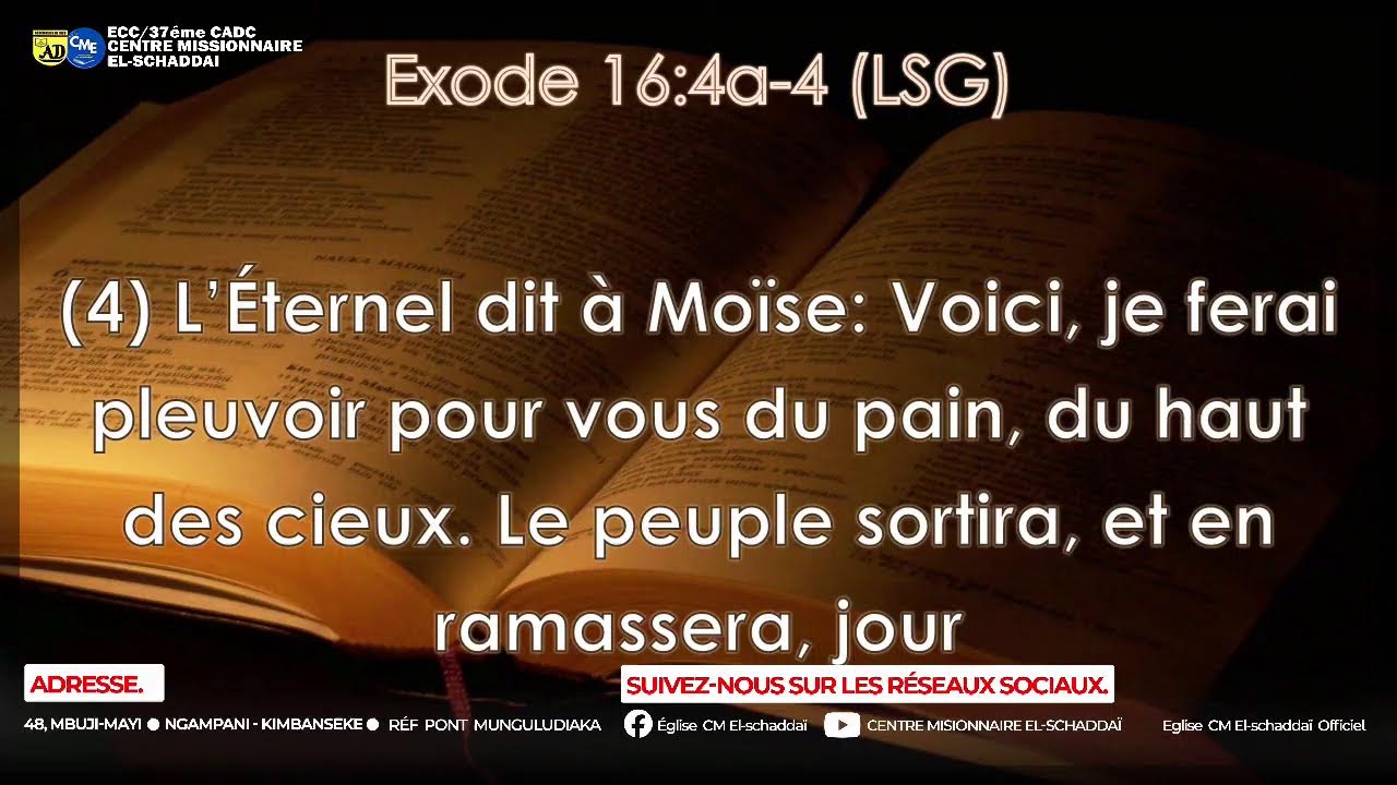 BIENVENUE AU CENTRE MISSIONNAIRE EL-SCHADDAÏ