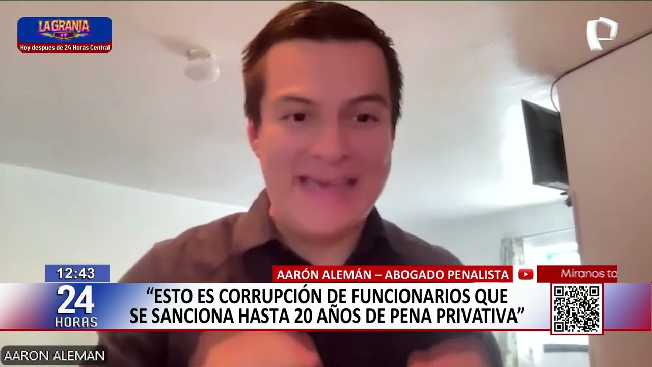 #24Horas - Contraloría investiga a consorcio vinculado a familia de nuera de César Acuña