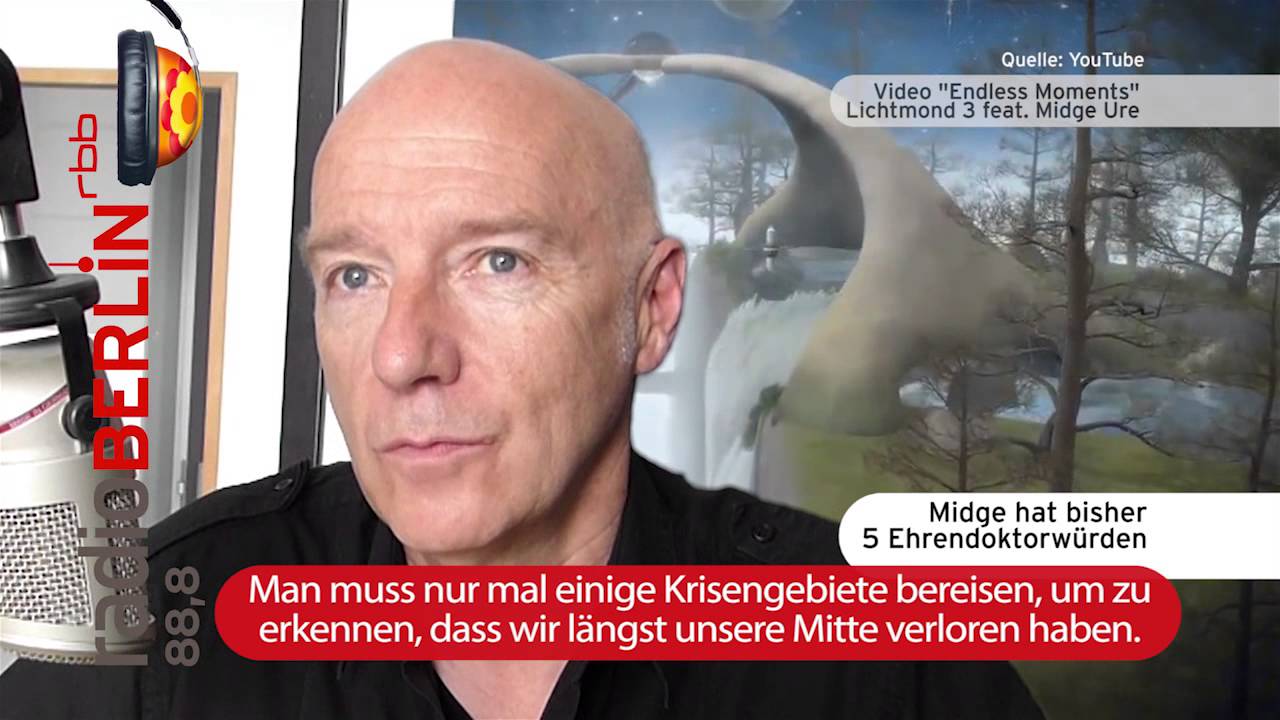 Midge Ure bei Radio Berlin / Hey Music