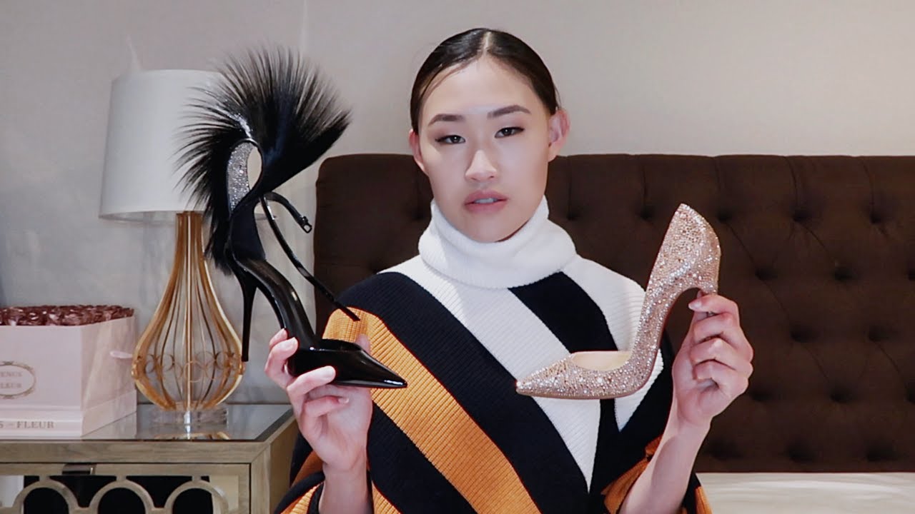 MY 10 FAVORITE DESIGNER SHOES: SAINT LAURENT, LOUBOUTIN, VERSACE, AMINA MUADDI | JAIME XIE