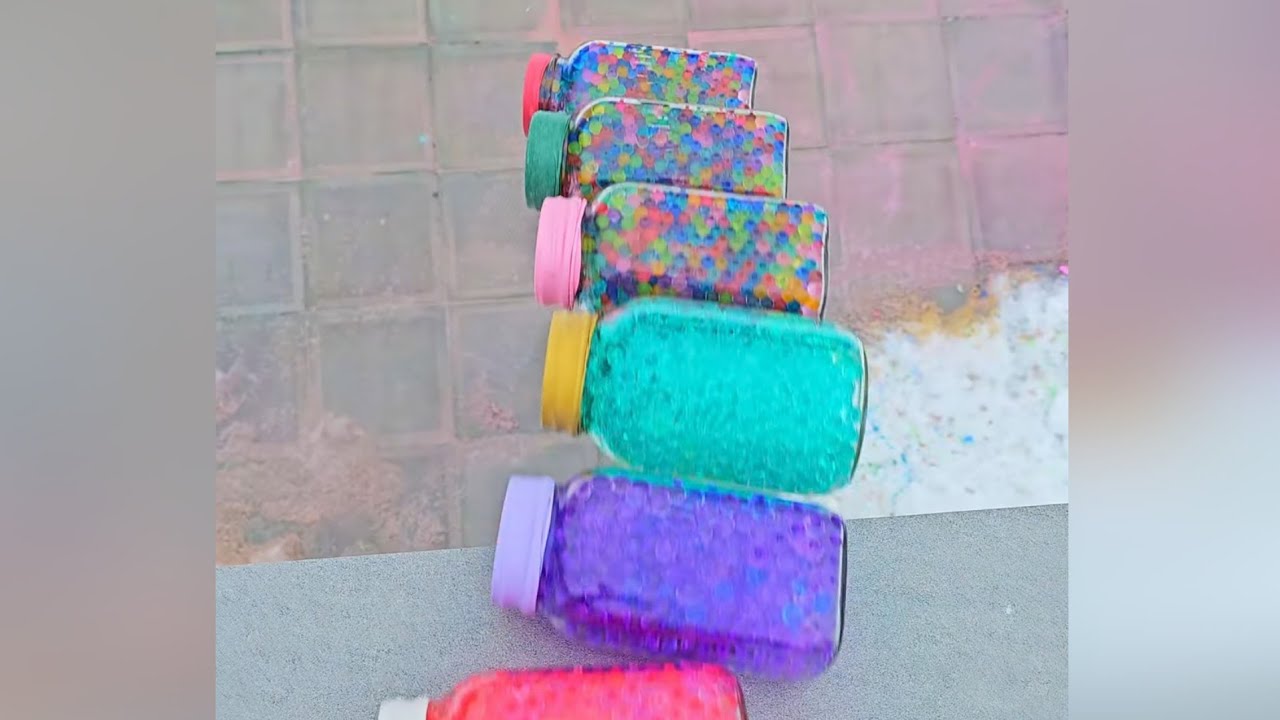🎈Breaking Glass Bottles and Balloon drops🌈 - Crushing Crunchy & Soft Things💥⚠️🔥
