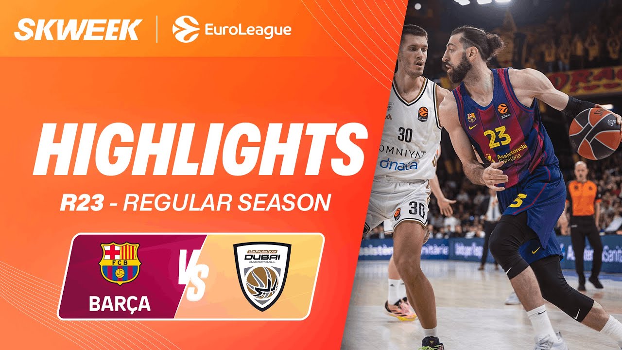 BARÇA IS LOOKING SCARY ! - FC Barcelona vs Dubai - EuroLeague Highlights R23