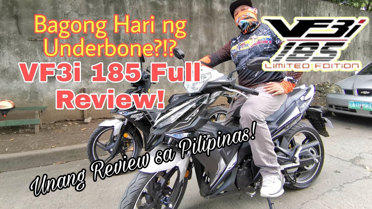 Bagong Hari ng Underbone?! | SYM VF3i 185 Full Review | 1st Performance Test in the Philippines