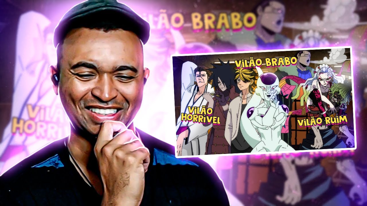REACT | TIPOS DE VILÕES DOS ANIMES (ANIMAÇÃO PARÓDIA)