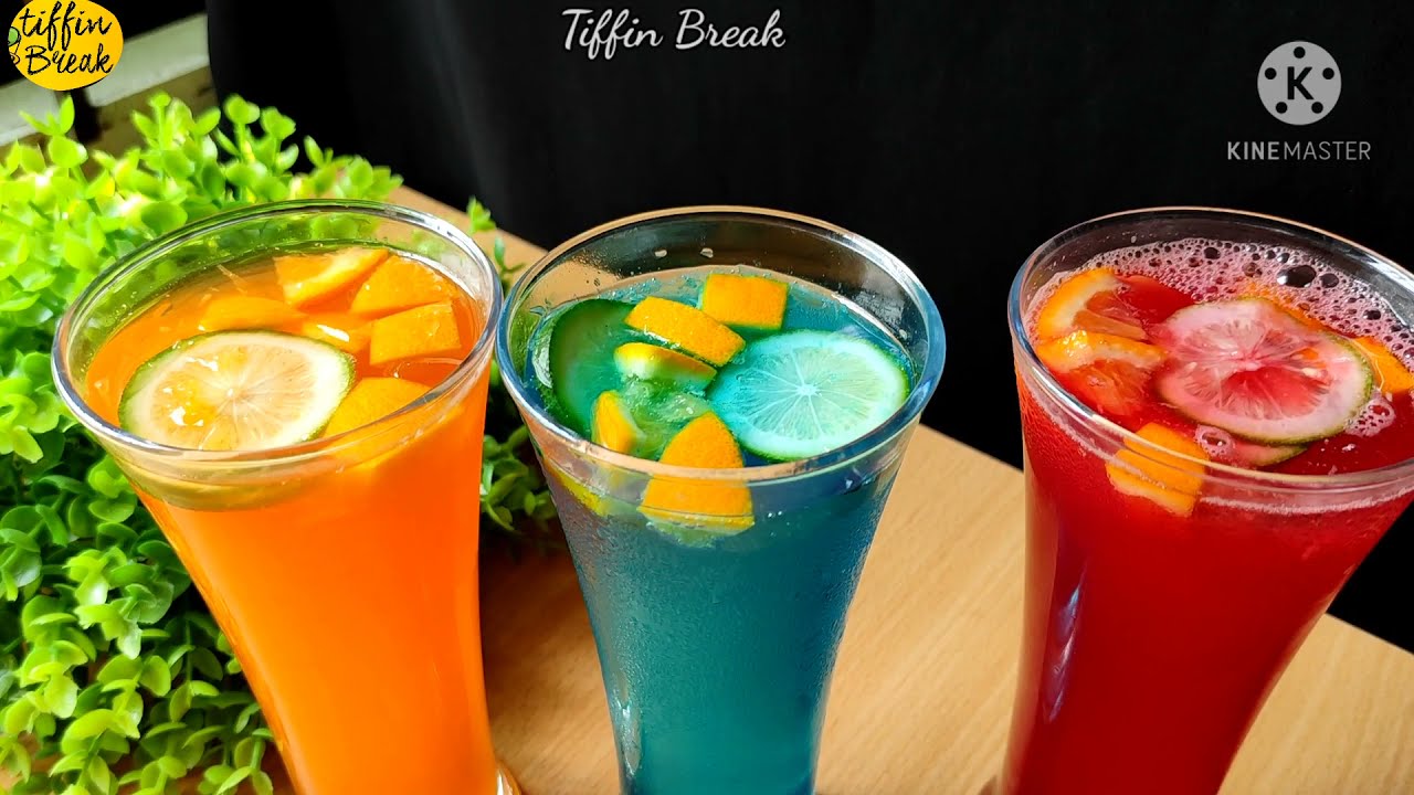 Top 3 Make & Store Sharbat Recipes  (Iftar special Drinks) 3 Easy Drink Recipes for Ramadan