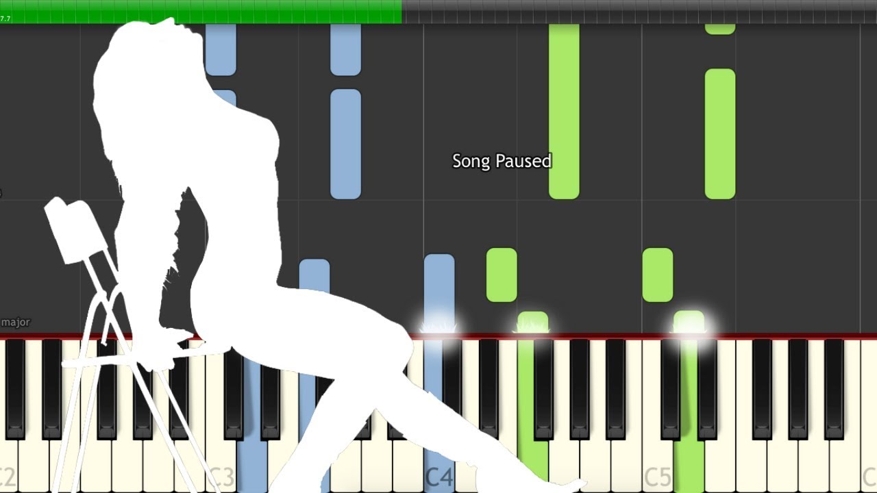 Michael Sembello Maniac Piano Cover Midi tutorial Sheet app  Karaoke