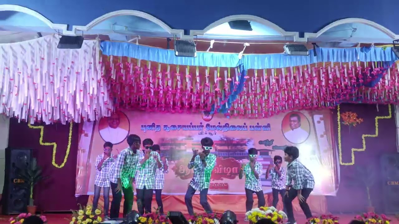 Vichoor school boys mass performance annual day 2026@Dr.ArulvasanthTv02 #vichoorschool #short#tamil 