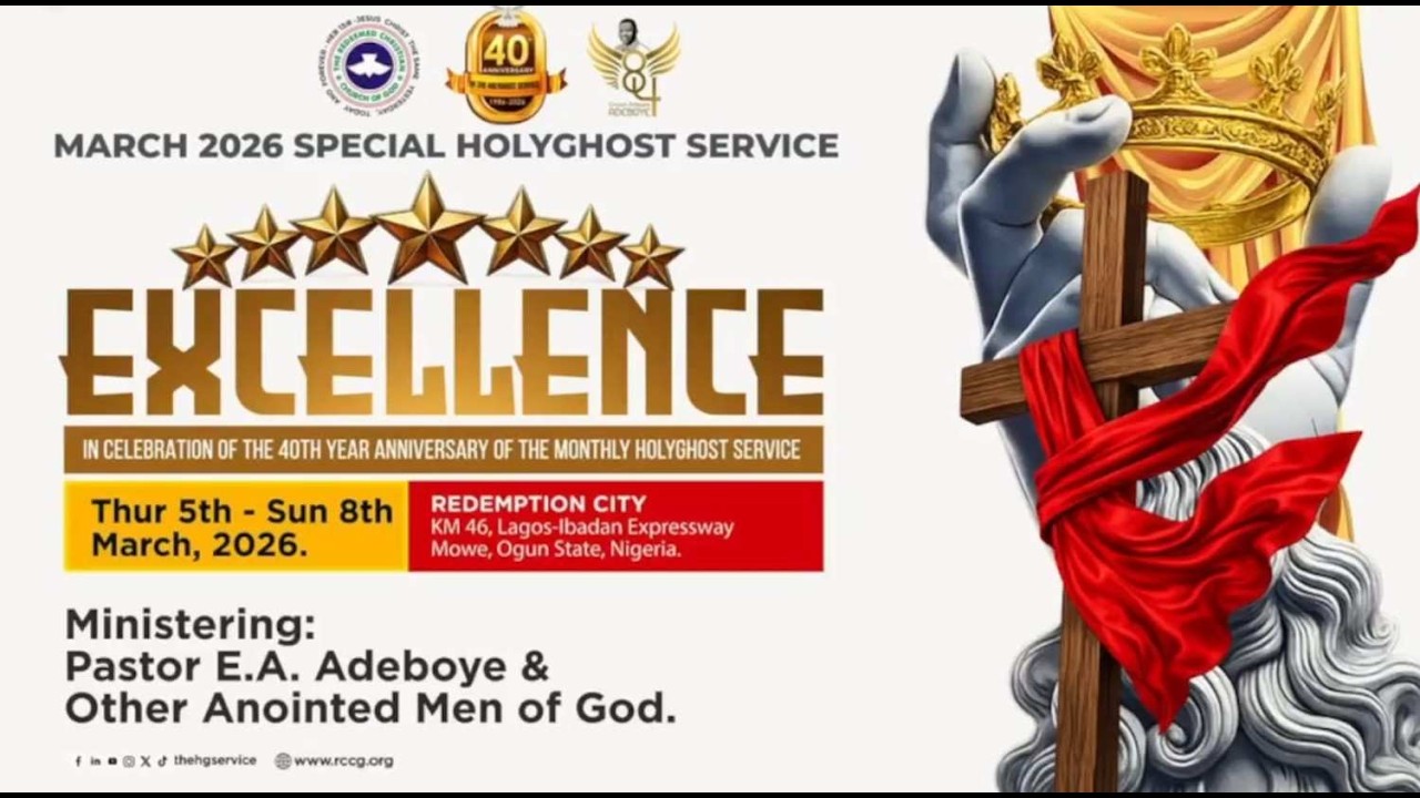 RCCG MARCH SPECIAL HOLY GHOST SERVICE | DAY 3 || PRAYERRAIN LIVE || 7TH MARCH, 2026